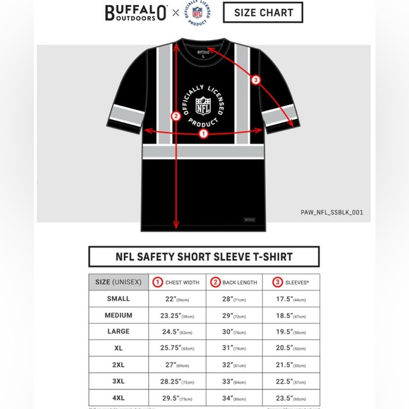 NWT [Buffalo Outdoors] x NFL Houston Texans Reflective Safety Workwear Shirt - Picture 9 of 9